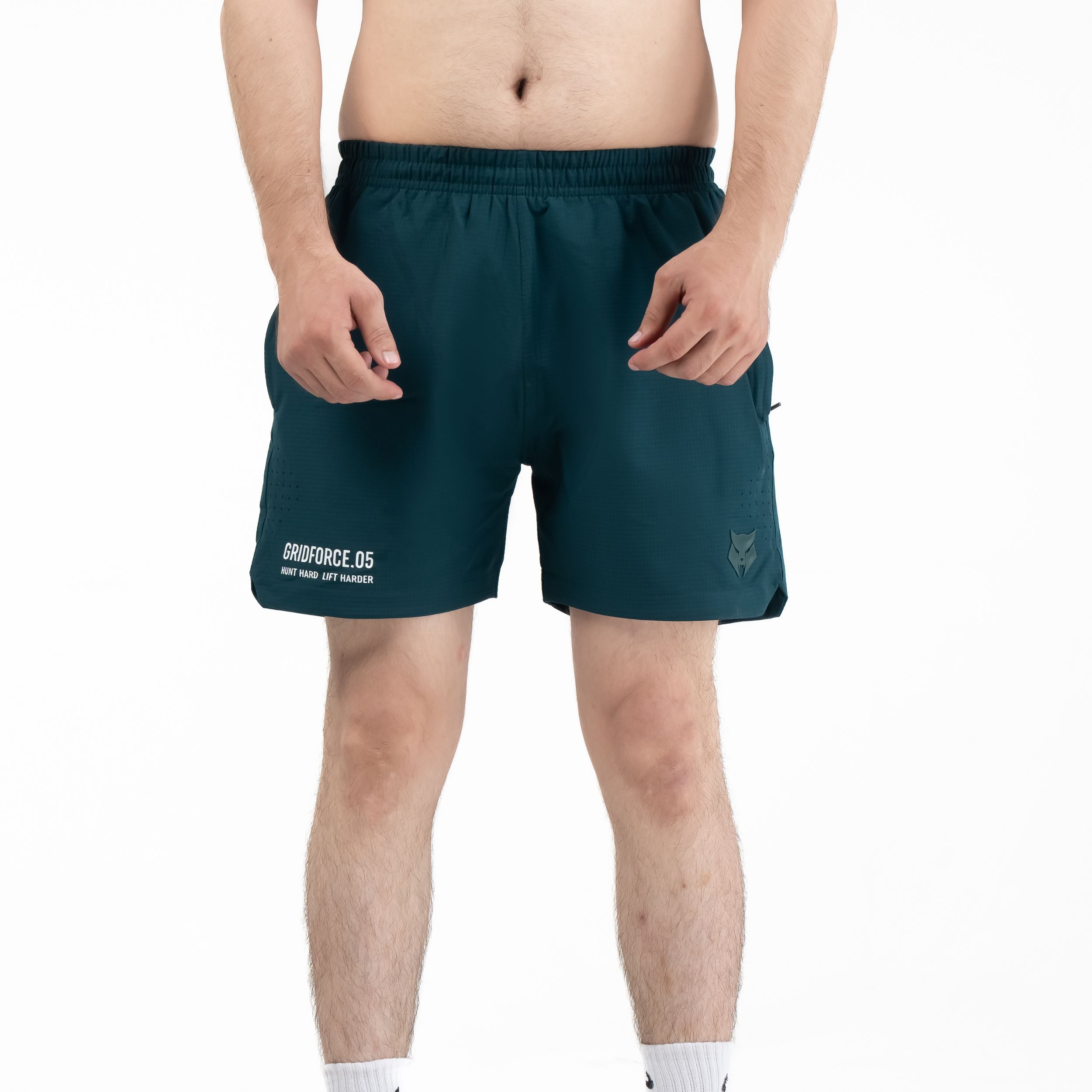 GRIDFORCE_05 Training Shorts — 5” Inseam | Green