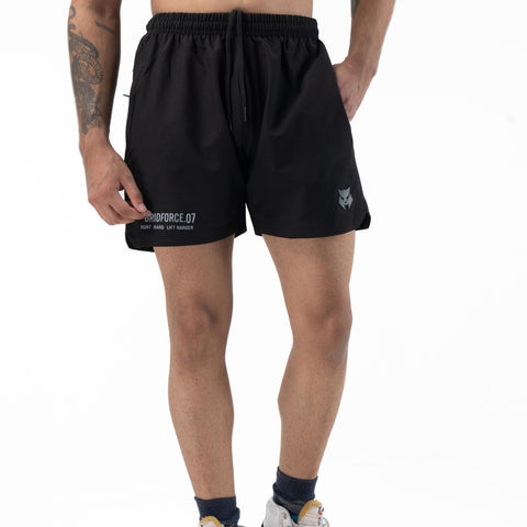 GRIDFORCE_07 Training Shorts – 7” Inseam | Black
