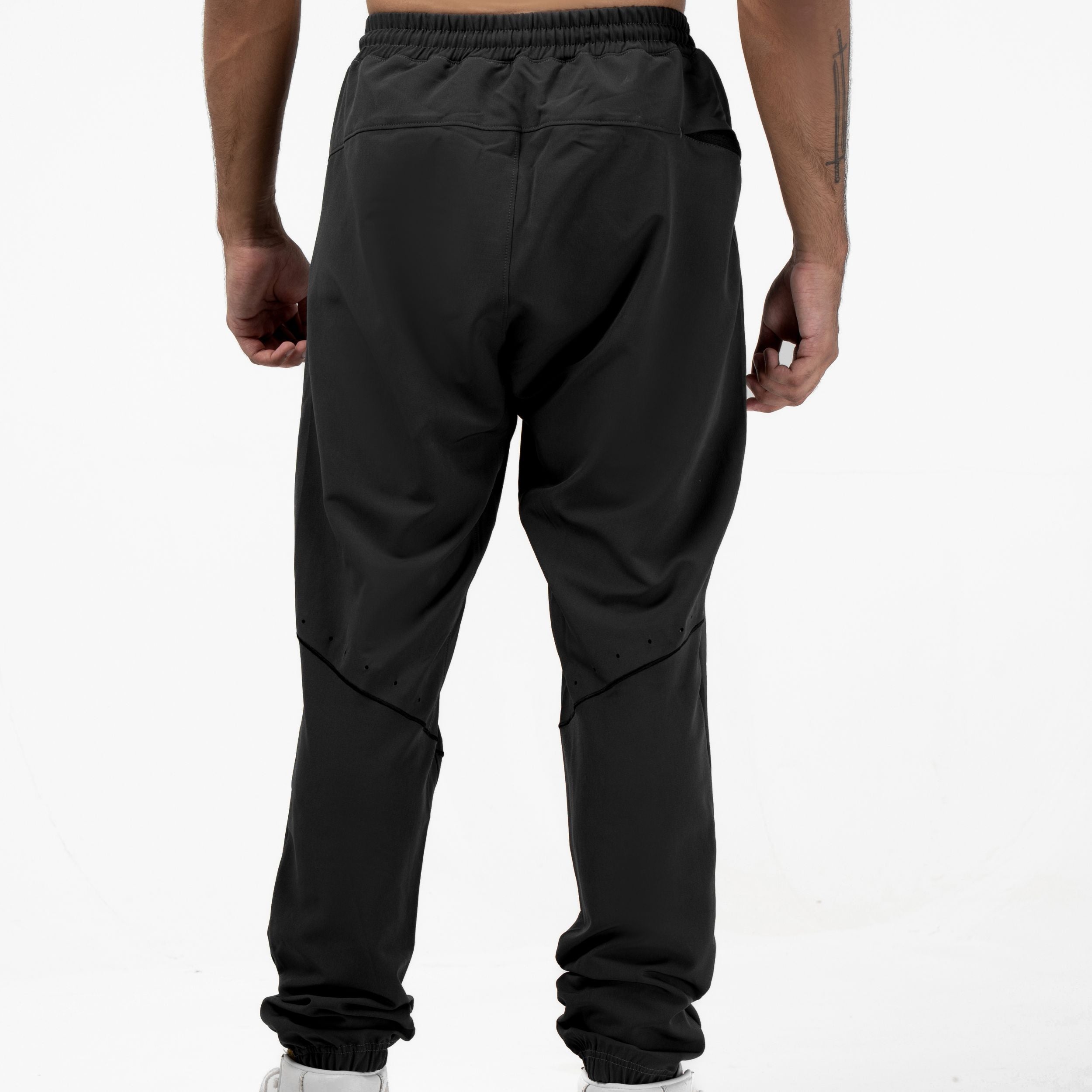 TACTRACE_09 TROUSER — WAR BLACK — side detail