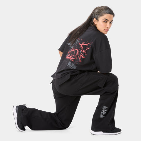 APEXMODE OVERSIZED T-SHIRT — WAR BLACK