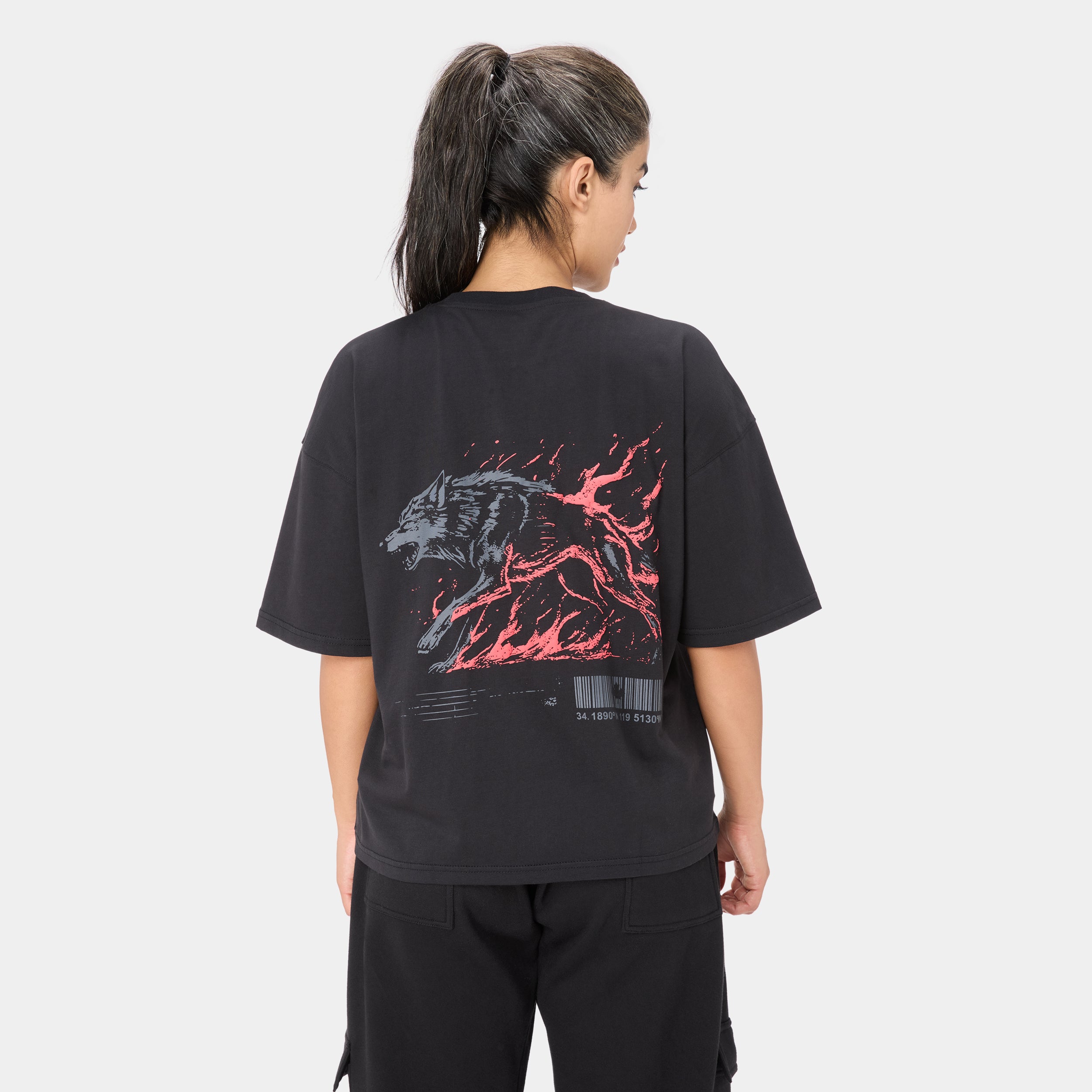 APEXMODE OVERSIZED T-SHIRT — WAR BLACK Black - ApexWolf Canadian Tactical Performance Wear