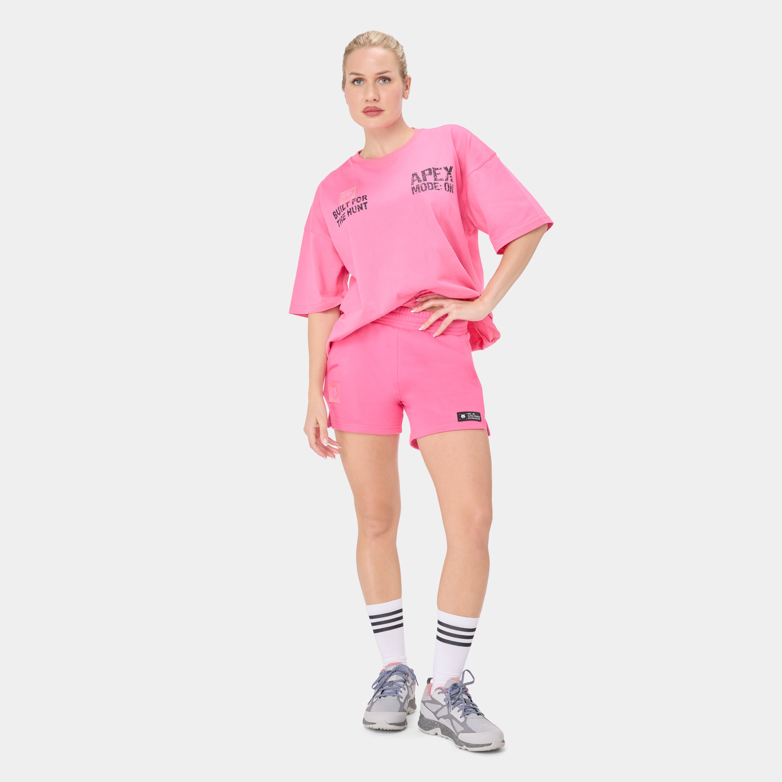 APEXMODE OVERSIZED T-SHIRT — ALPHA ROSE