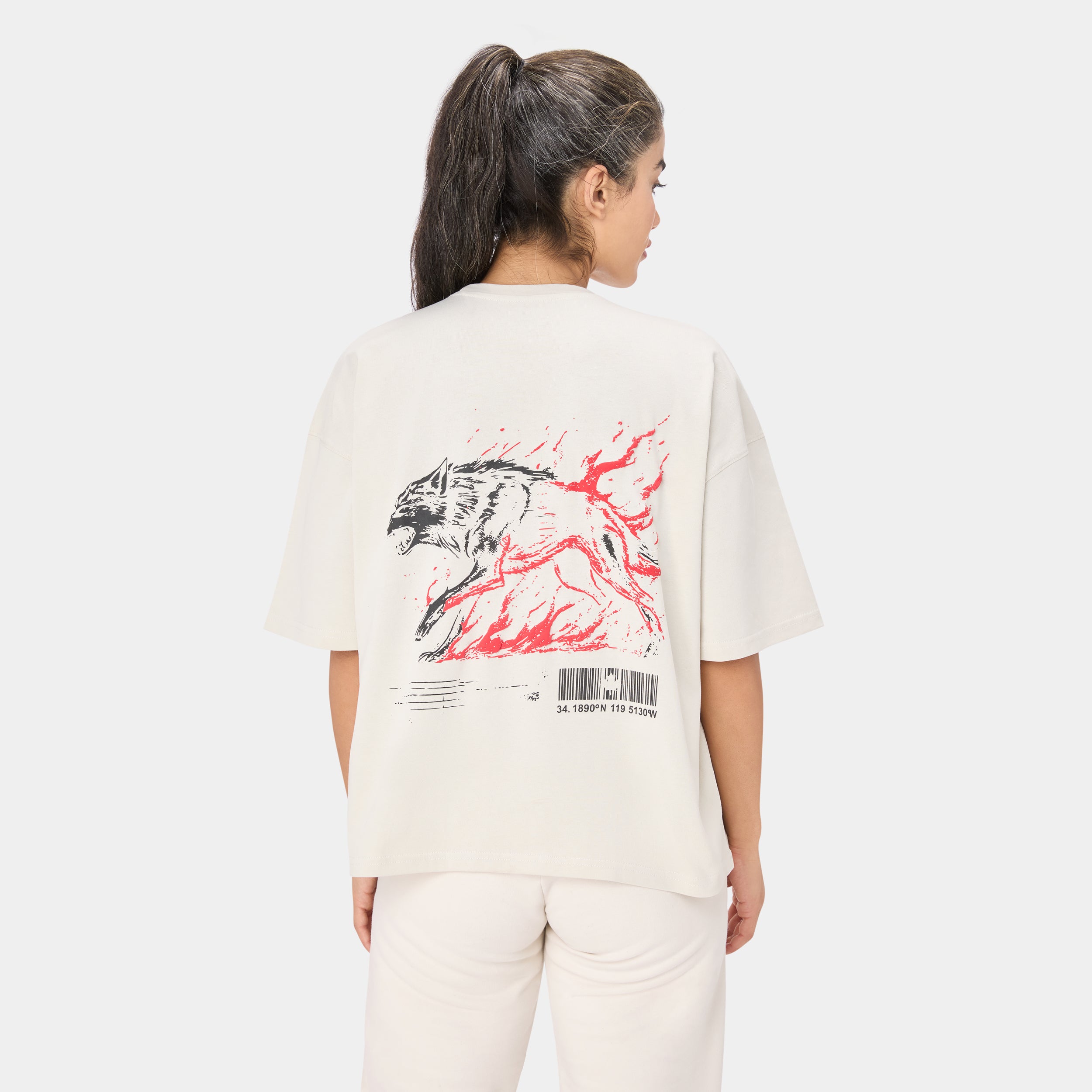 APEXMODE OVERSIZED T-SHIRT — TACTICAL BIEGE
