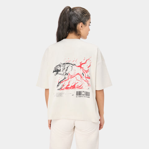 APEXMODE OVERSIZED T-SHIRT — TACTICAL BIEGE