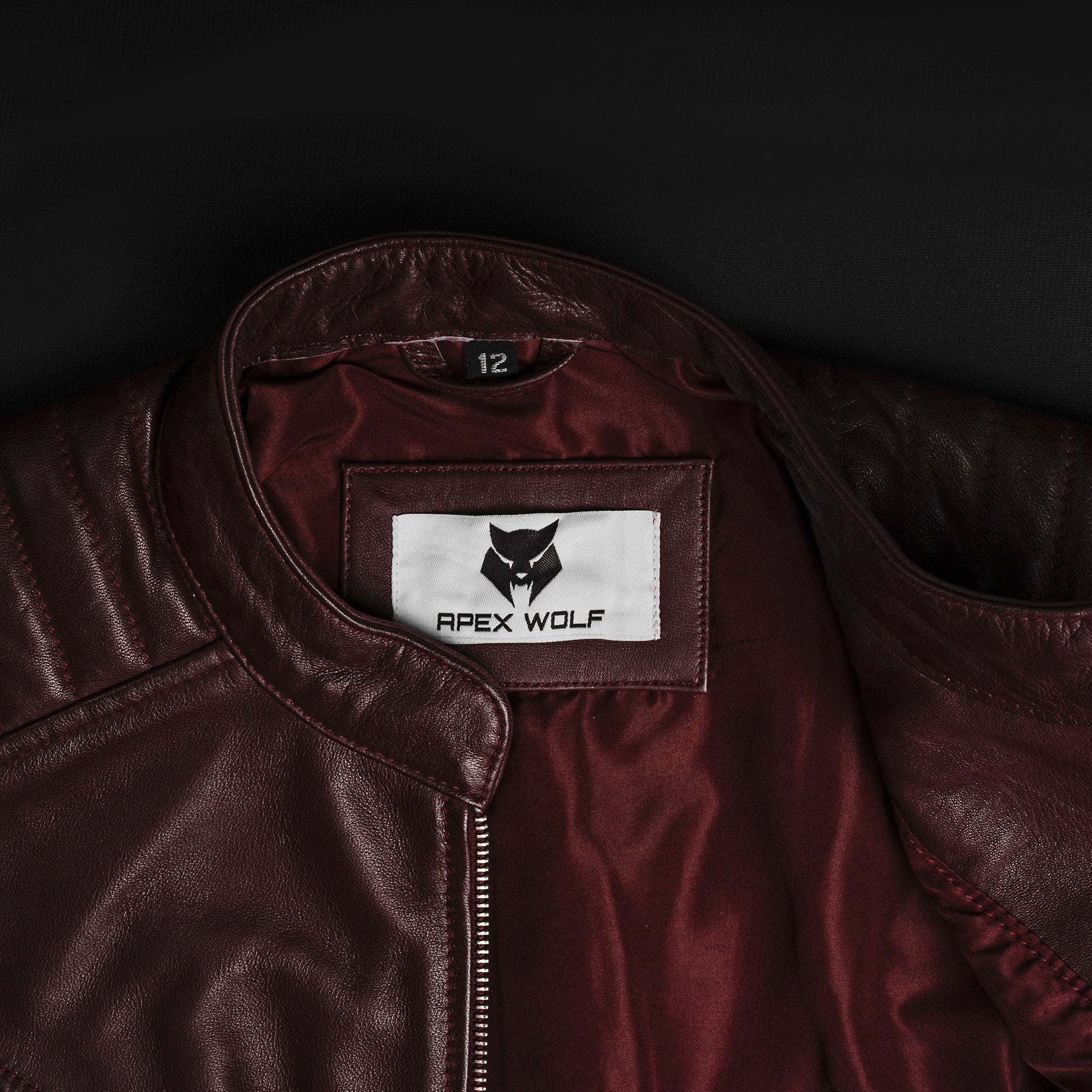 Valkyrie Burgundy Leather Jacket — Additional angle (12)
