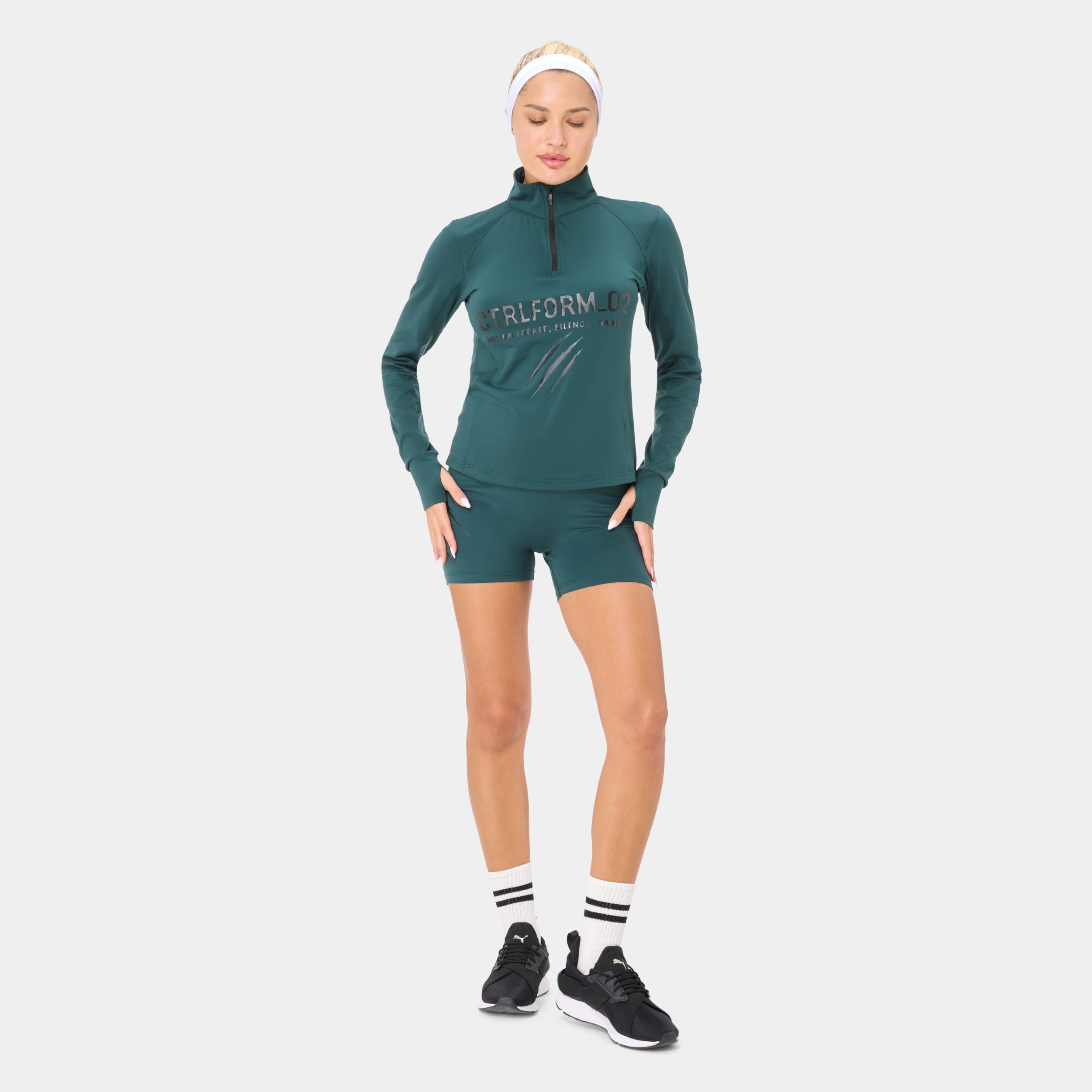 CTRLFORM_02 HALF ZIP — ALPHA FOREST — 'Additional angle #5'