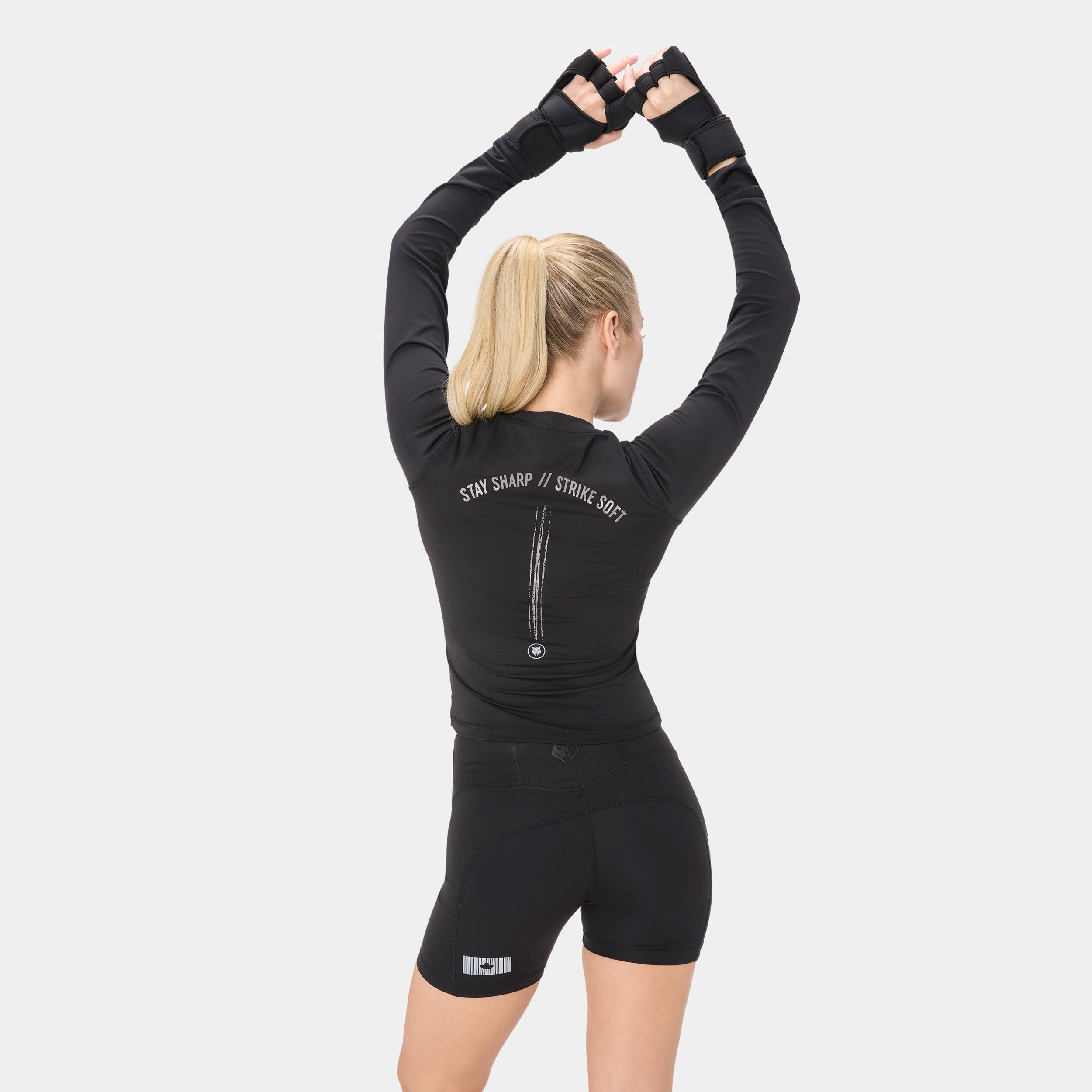 CTRLFORM_03 LONG SLEEVE TOP — WAR BLACK