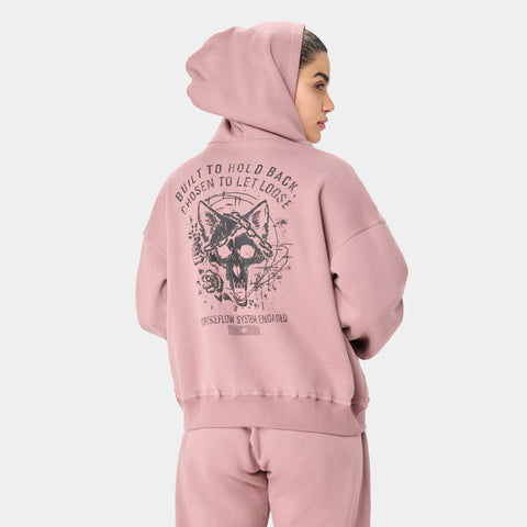 LOCKFEM_05 HOODIE — STORM ROSE