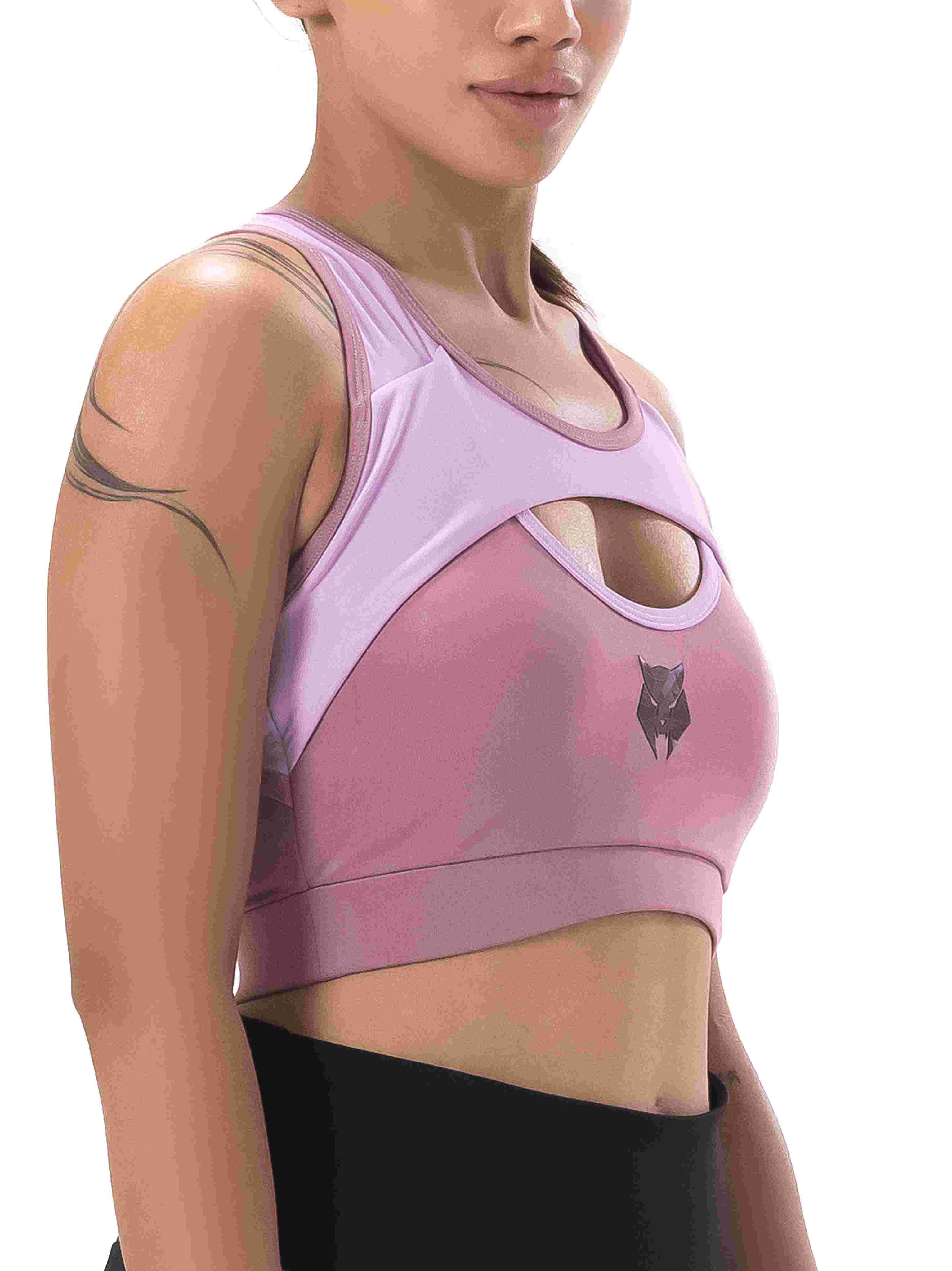 Pink Sports Bra
