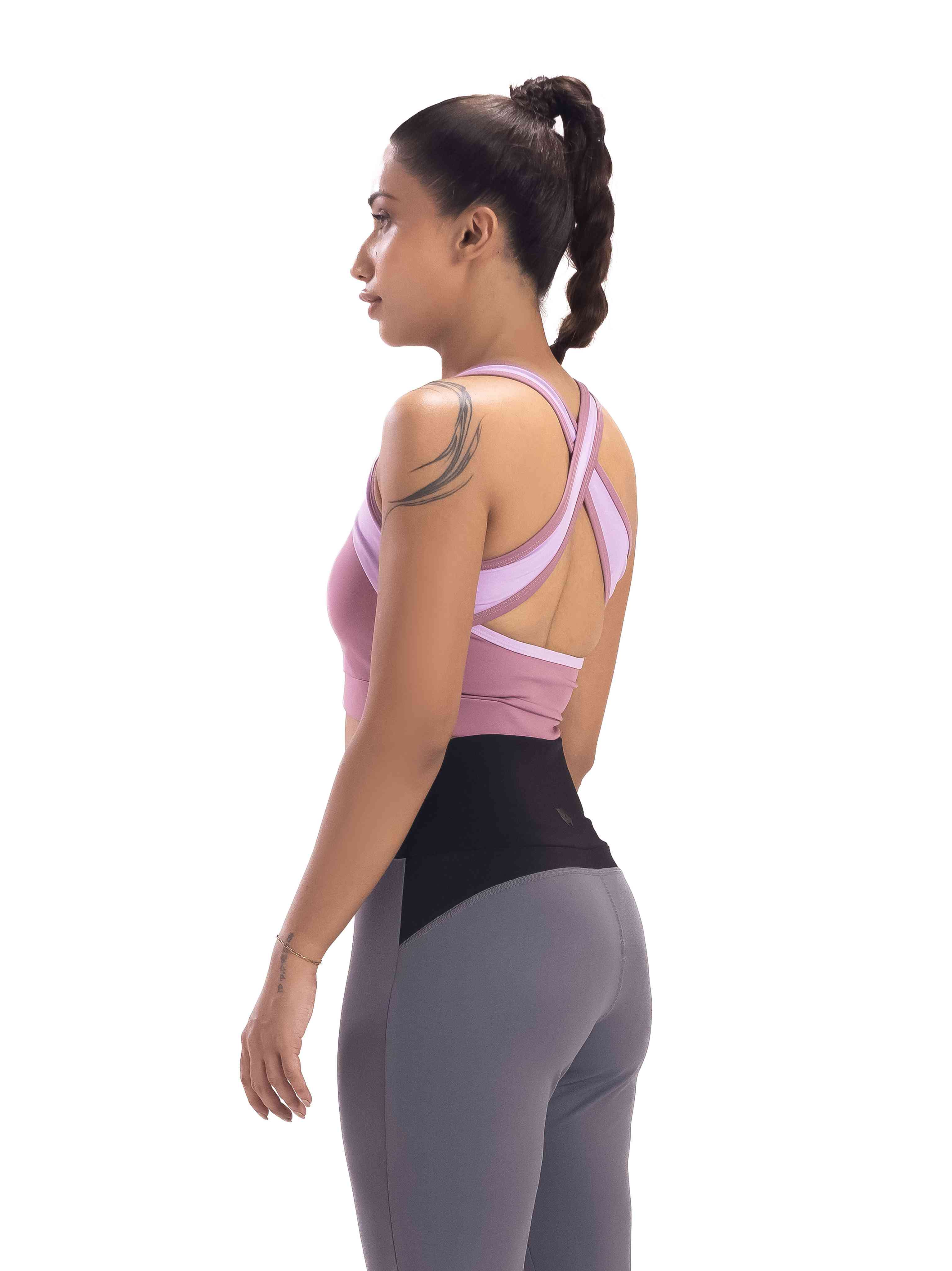 Pink Sports Bra