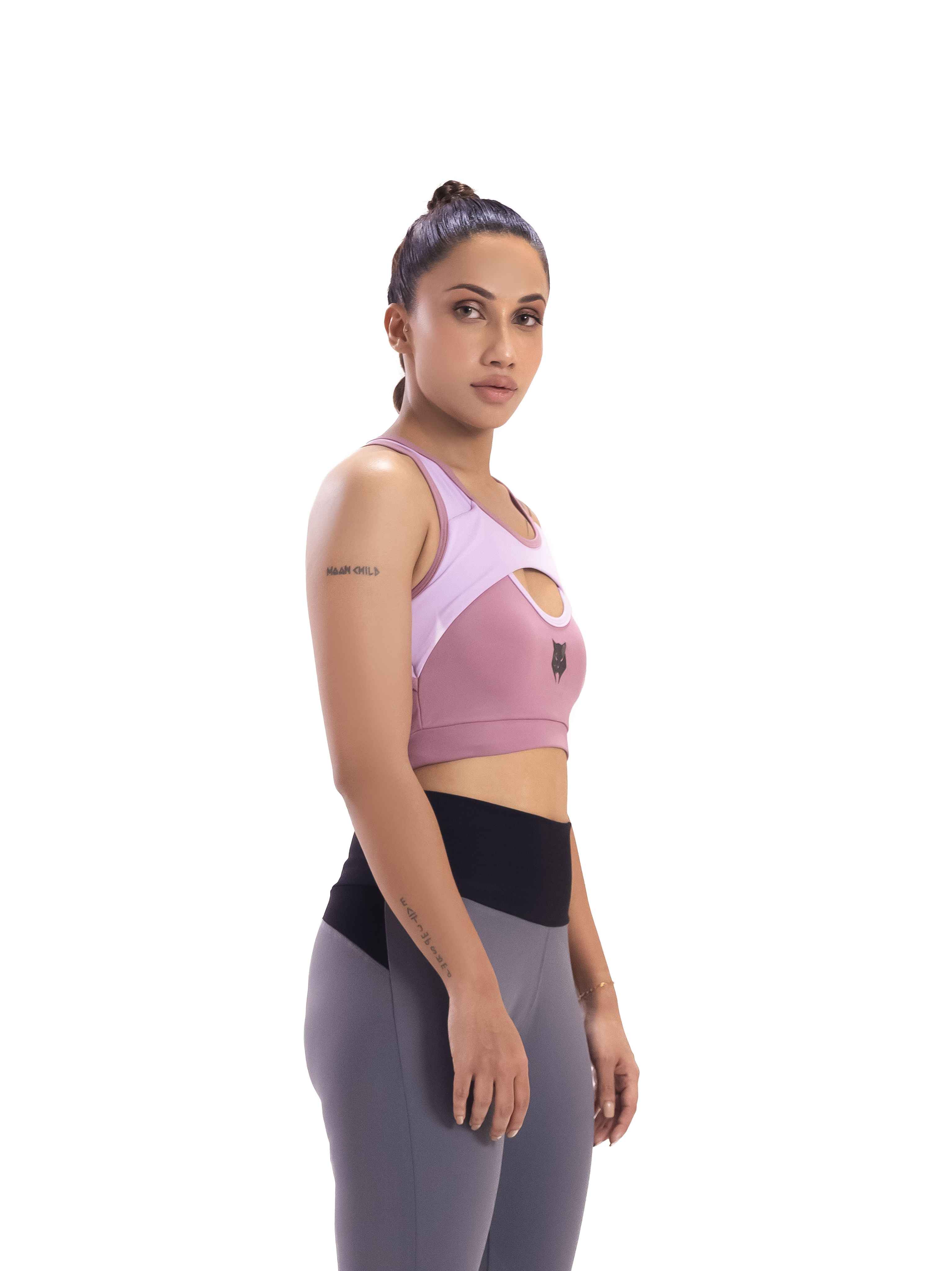 Pink Sports Bra