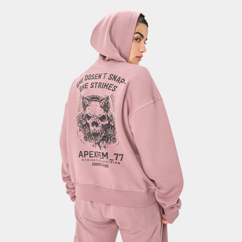 VOLTFEM_77 HOODIE — STORM ROSE