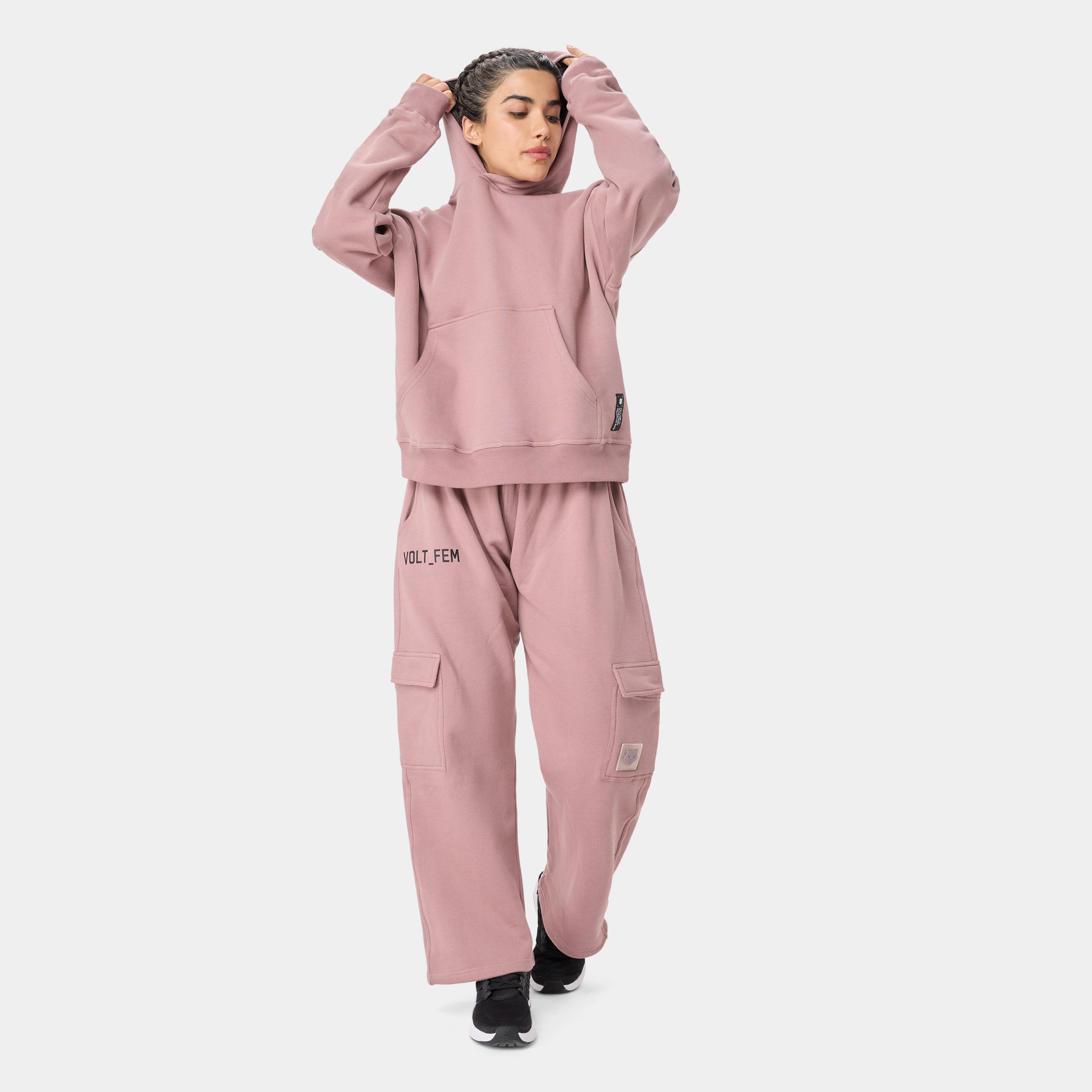 VOLTFEM_77 CARGO BOTTOM — STORM ROSE — back view