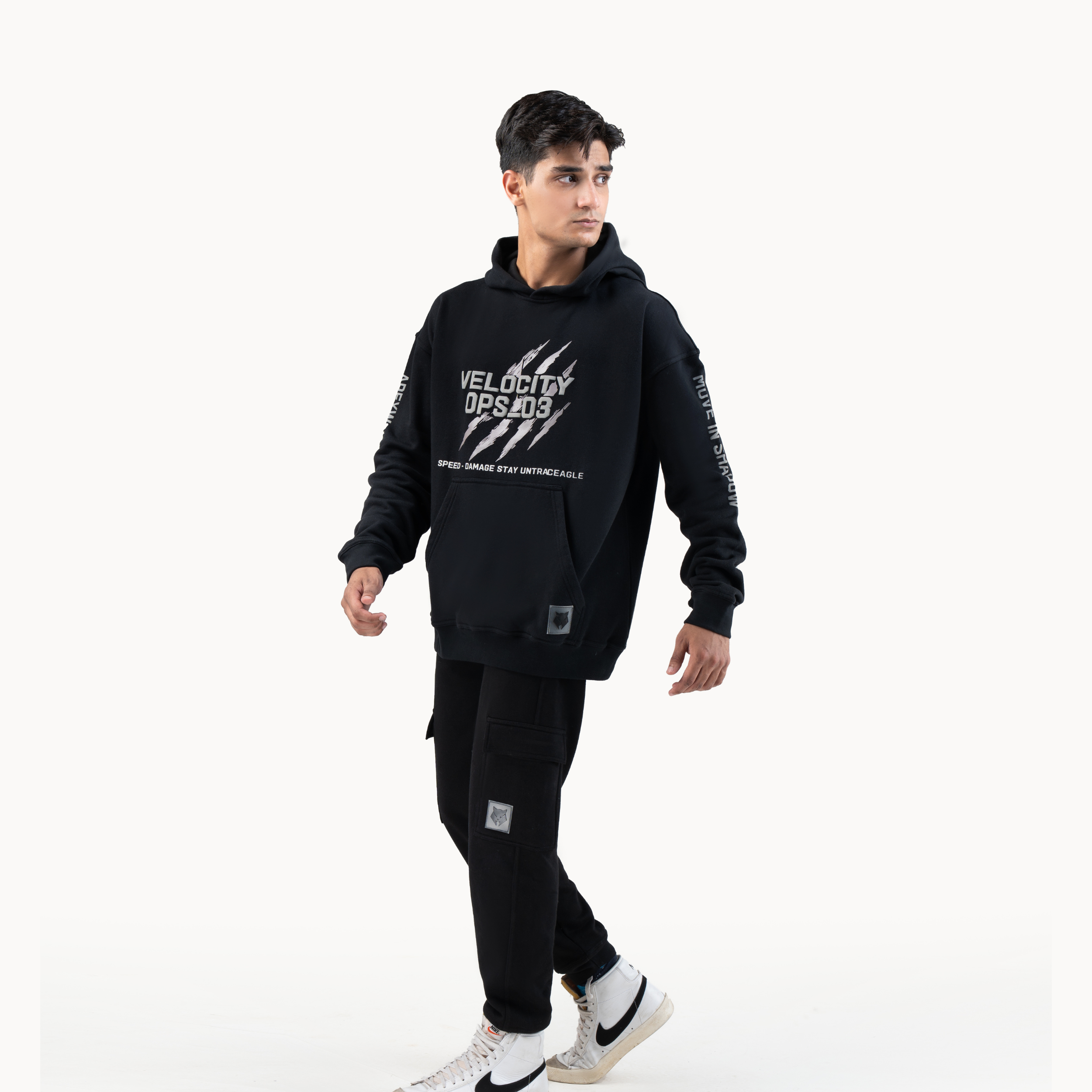 VELOCITY OPS 03 TOP — WAR BLACK — side detail