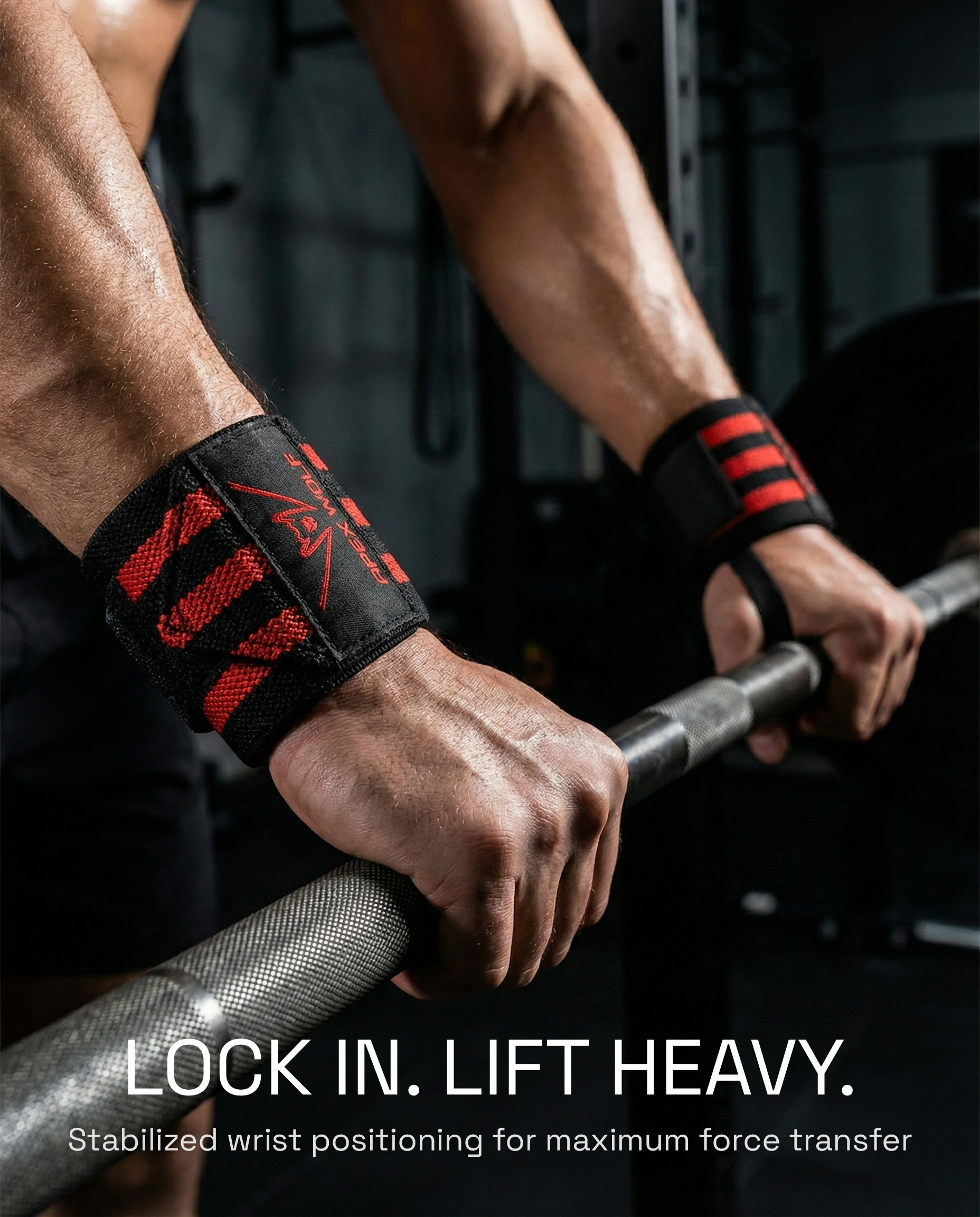 Battle Wrap Wrist Straps - Red