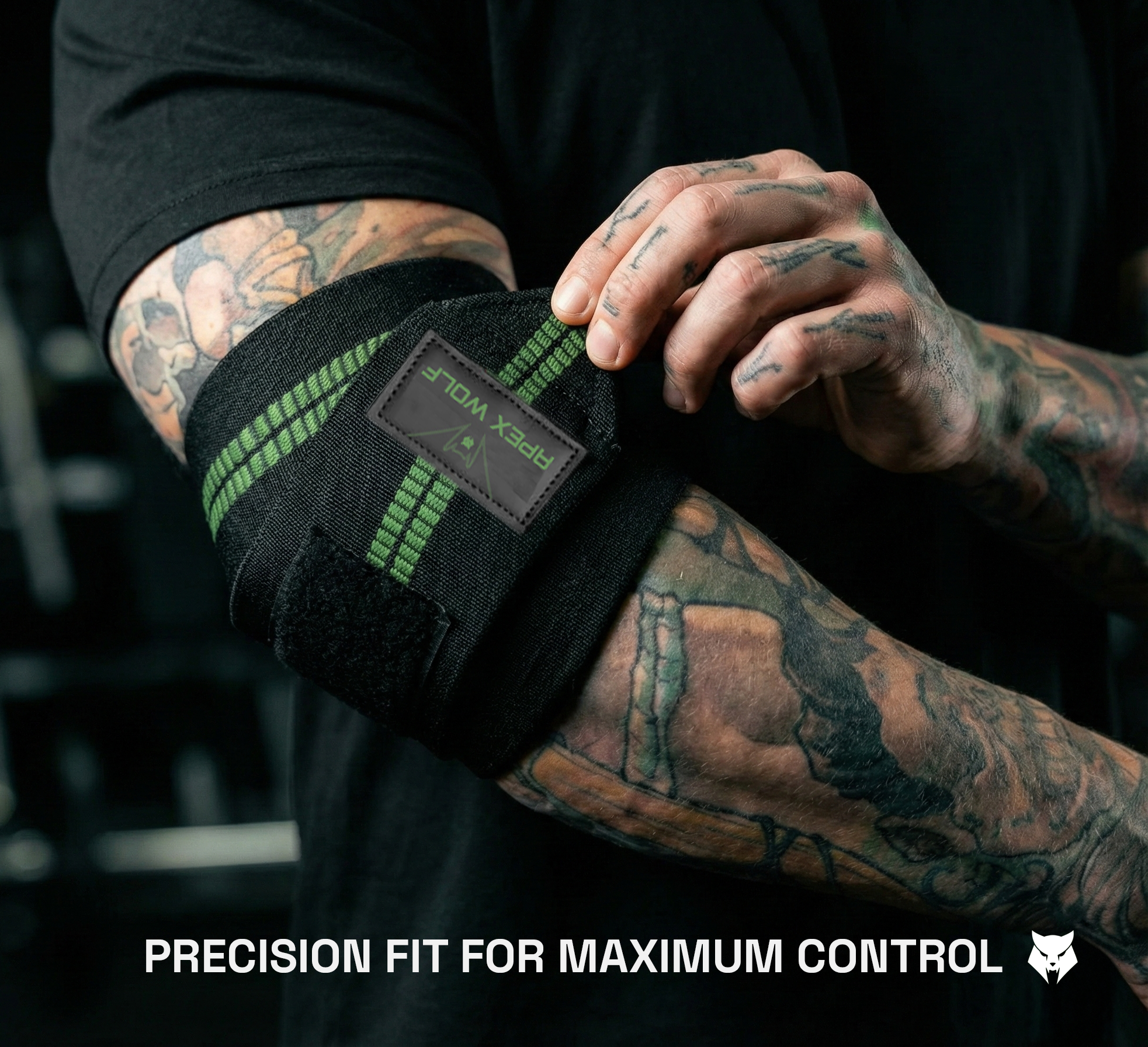 PowerLock Elbow Wraps (Pair) – Tactical Green