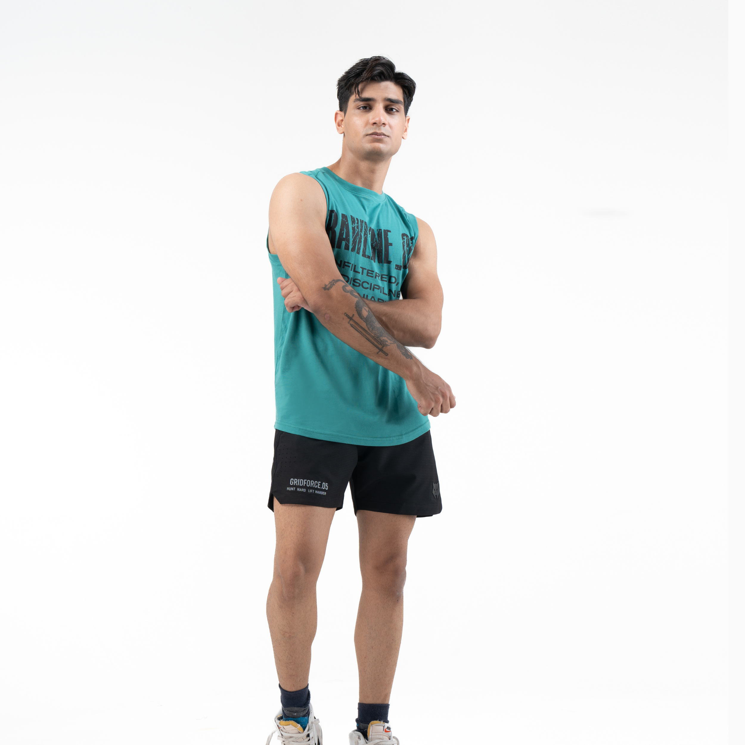 RAWLINE_00 VEST — ROUGE GREEN