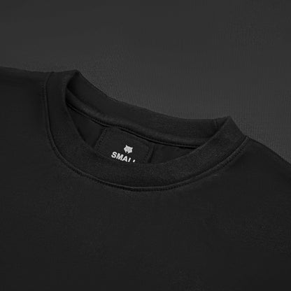 OPERATOR_77 OVERSIZED TEE — WAR BLACK