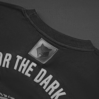 OPERATOR_77 OVERSIZED TEE — WAR BLACK