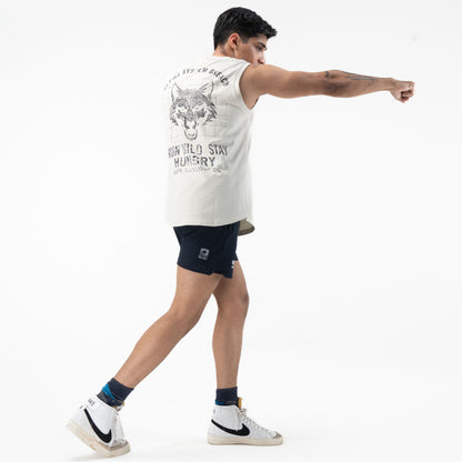 RAWLINE_00 VEST — TACTICAL BEIGE — side/detail view, RAWLINE_00 VEST — TACTICAL BEIGE