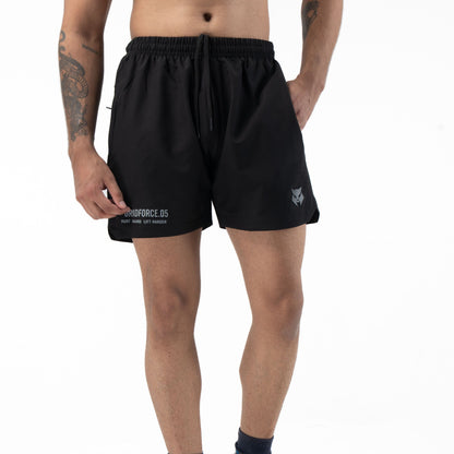 GRIDFORCE_05 Training Shorts — 5” Inseam | Black