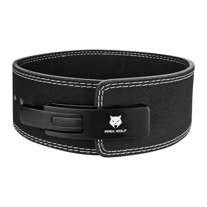 White|Alpha Power Lever Belt | White — back