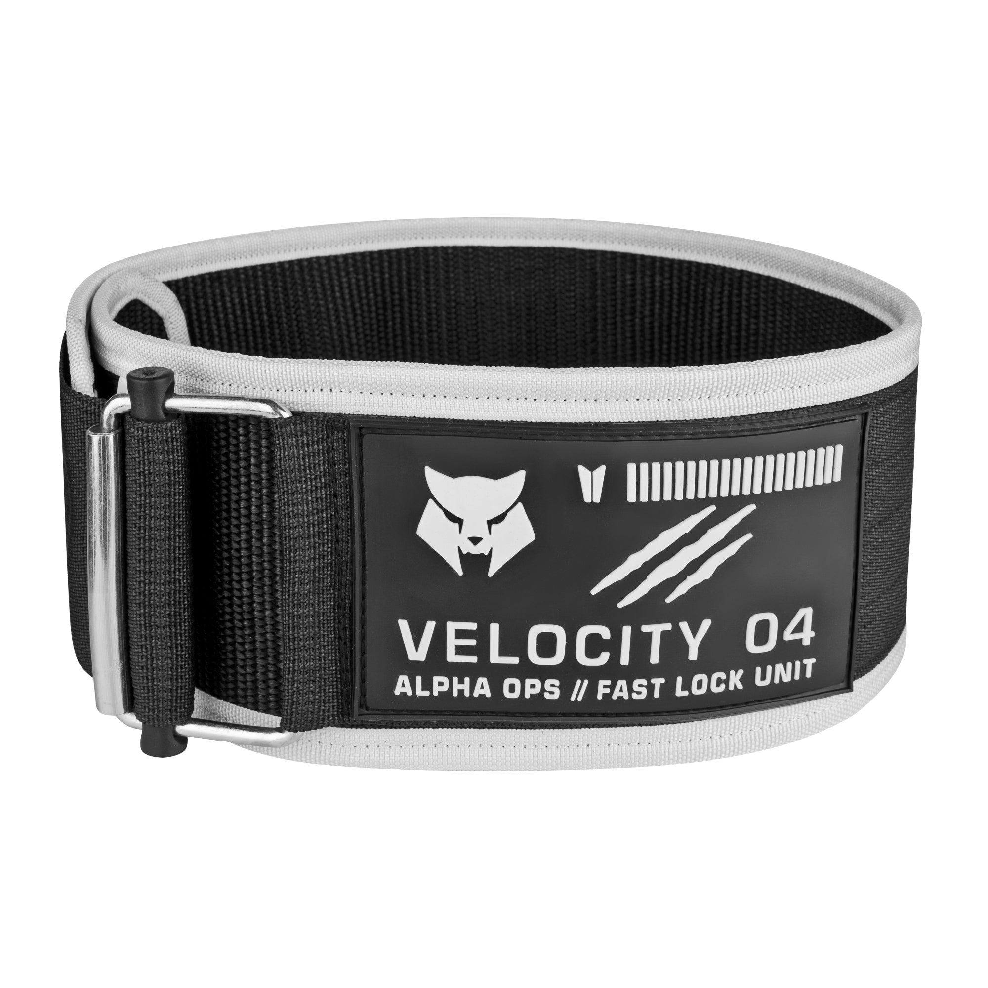 Velocity 04 Weightlifting Belt – Arctic White