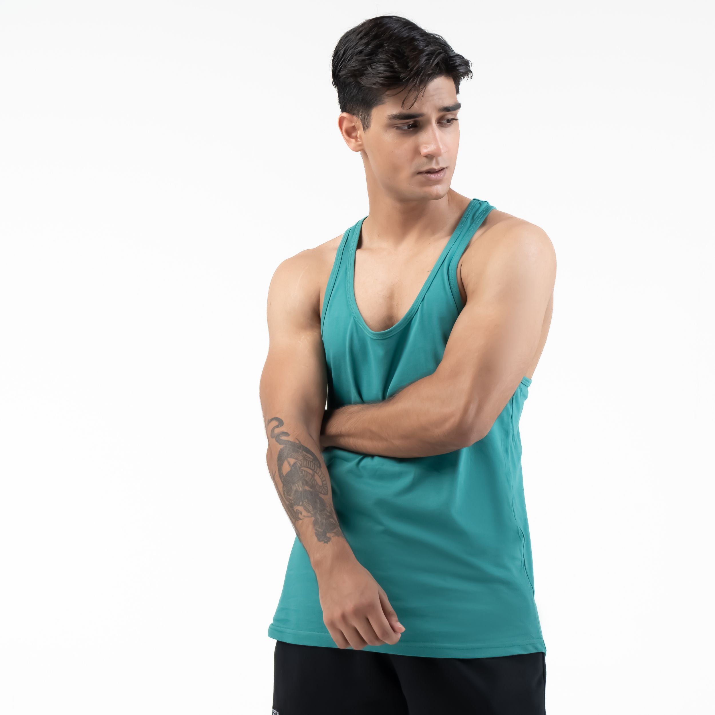 PRIMALSTING_08 TANK — ROUGE GREEN — side/detail view, PRIMALSTING_08 TANK — ROUGE GREEN