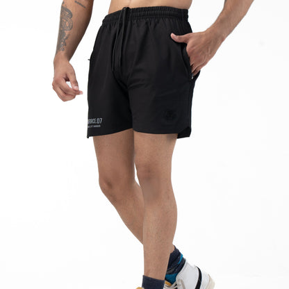 Black|GRIDFORCE_07 Training Shorts – 7” Inseam | Black — 'Additional angle #5'
