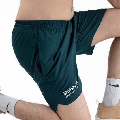 Green|GRIDFORCE_05 Training Shorts — 5” Inseam | Green — 'Additional angle #5'