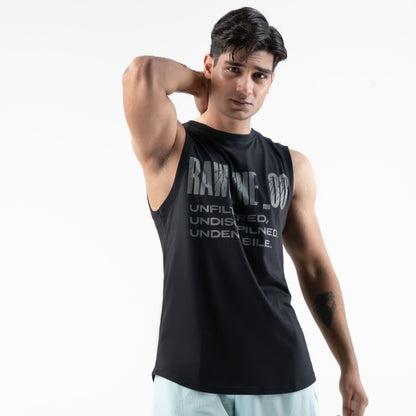 RAWLINE_00 VEST — WAR BLACK — back/alternate view, RAWLINE_00 VEST — WAR BLACK