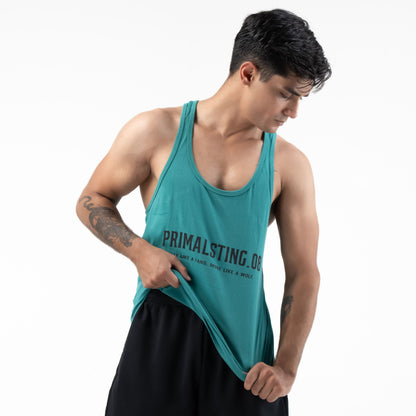 PRIMALSTING_08 TANK — ROUGE GREEN — angle 4 view, PRIMALSTING_08 TANK — ROUGE GREEN