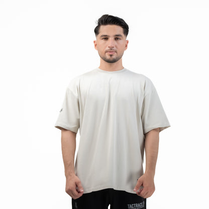 OPERATOR_77 OVERSIZED TEE — TACTICAL BEIGE — back/alternate view, OPERATOR_77 OVERSIZED TEE — TACTICAL BEIGE