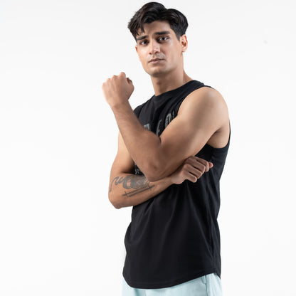 RAWLINE_00 VEST — WAR BLACK — side/detail view, RAWLINE_00 VEST — WAR BLACK