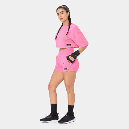 ALPHAFEM.08 CROP TOP — STORM ROSE