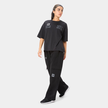 APEXMODE OVERSIZED T-SHIRT —WAR BLACK