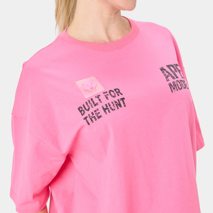 APEXMODE OVERSIZED T-SHIRT — ALPHA ROSE
