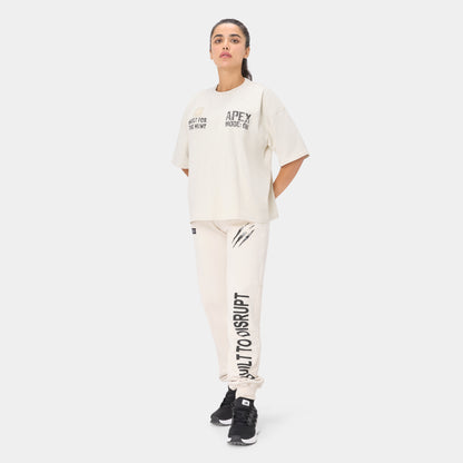 APEXMODE OVERSIZED T-SHIRT — TACTICAL BIEGE