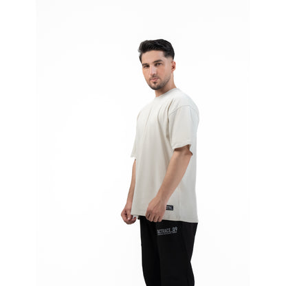 OPERATOR_77 OVERSIZED TEE — TACTICAL BIEGE