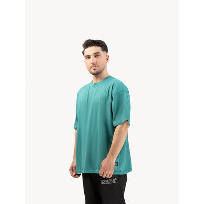 OPERATOR_77 OVERSIZED TEE — ROUGE GREEN