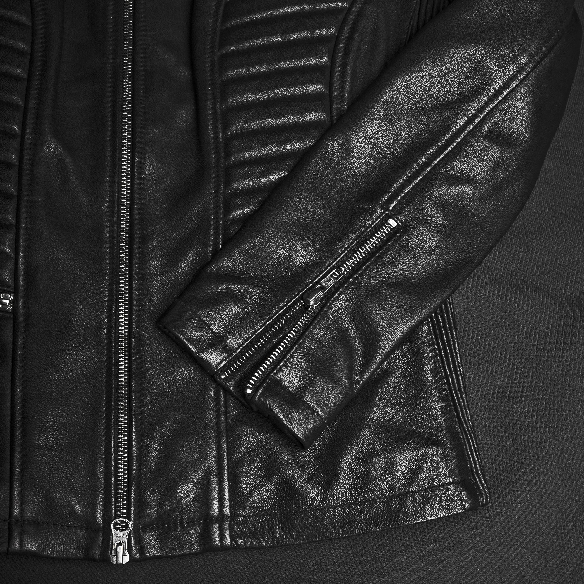 Valkyrie Black Leather Jacket — Additional angle (13)