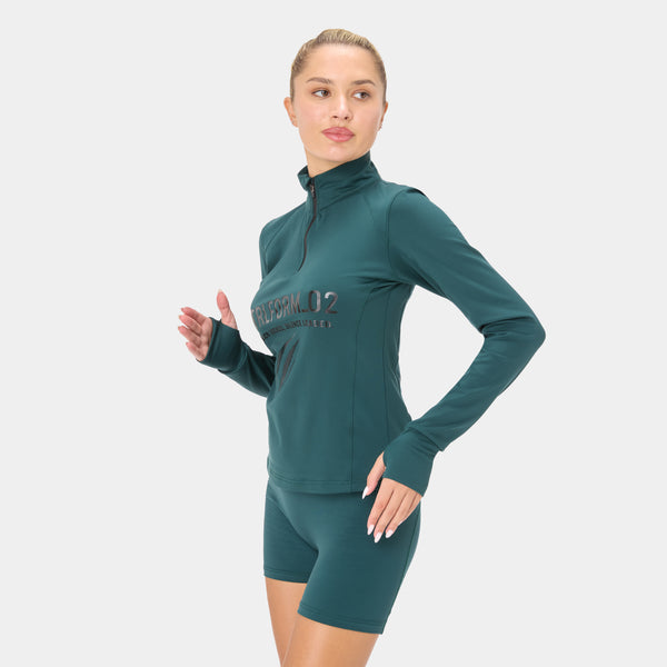 Apexwolf Ctrlform_02 Half Zip — Alpha Forest – FEMCODE_25 (Women) activewear Canada