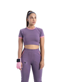 T-shirt court à découpes vitales