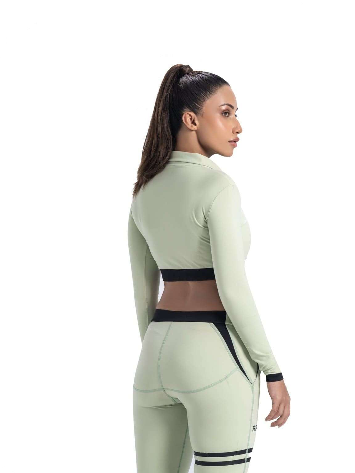 Cropped Zip Top