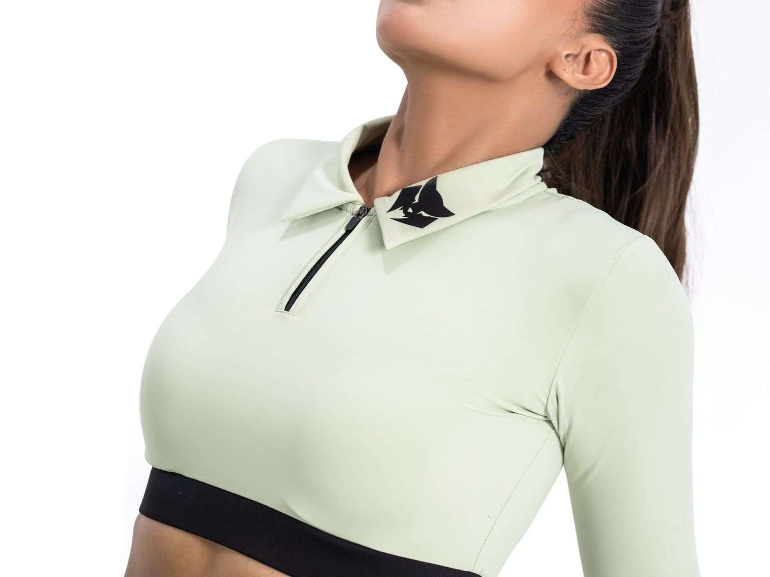Cropped Zip Top