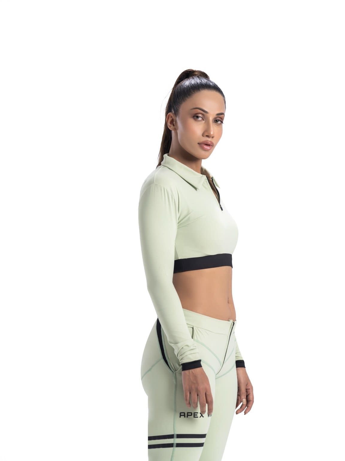 Cropped Zip Top