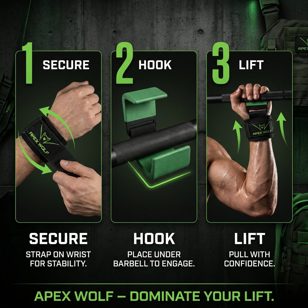 TitanGrip Lifting Hooks - Green — Additional angle (5)