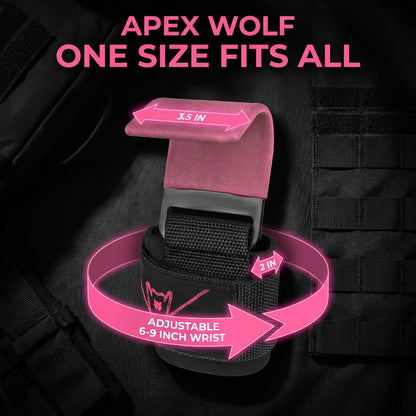 TitanGrip Lifting Hooks (Pair) - Stealth Pink — Additional angle (6)