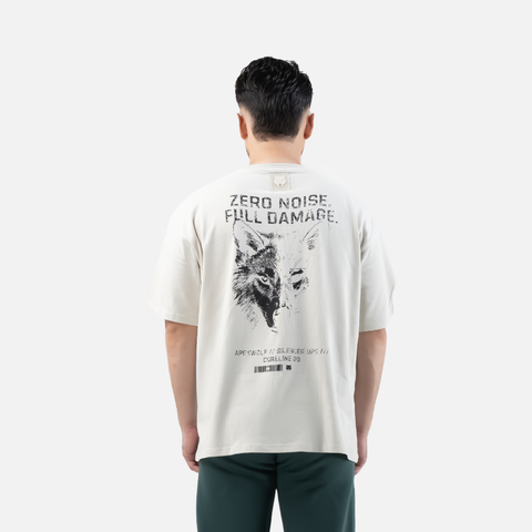 SILENCER 09 OVERSIZE TEE — TACTICAL BIEGE