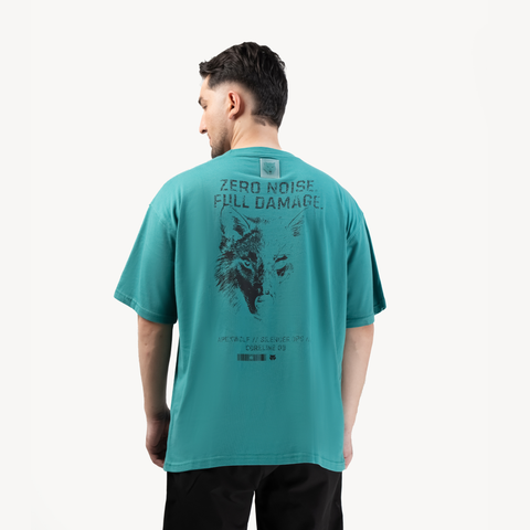 SILENCER 09 OVERSIZE TEE — ROUGE GREEN